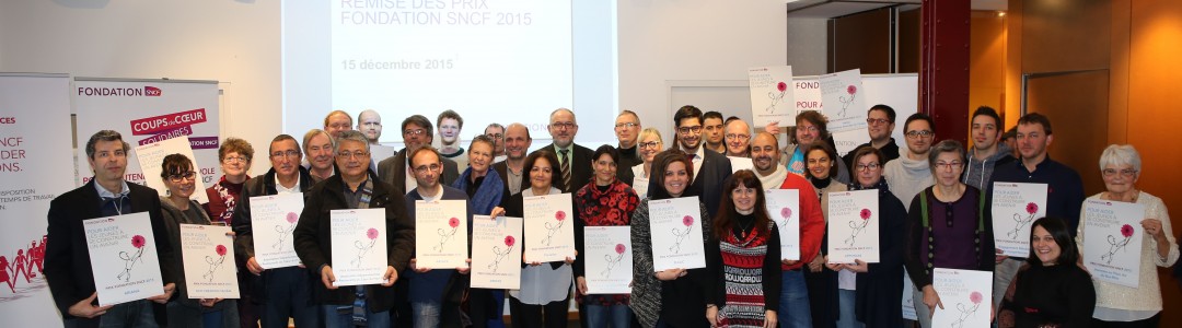 Remise des prix Fondation SNCF 2015
