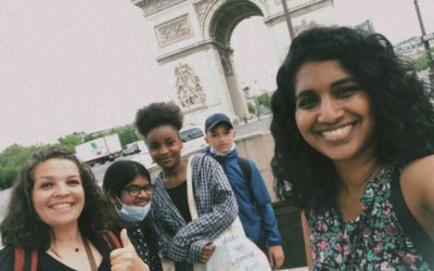 La dictée à l'Arc de Triomphe - Paris