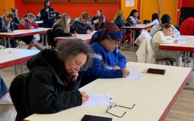 La tournée de la Dictée pour Tous à Strasbourg : 4ème session au CSC Victor Schoelcher de Cronenbourg