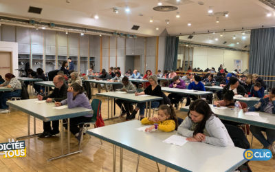 LA TOURNÉE DE LA DICTÉE POUR TOUS À STRASBOURG : 5ÈME SESSION AU CSC LE GALET DE HAUTEPIERRE !