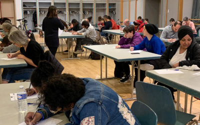 LA TOURNÉE DE LA DICTÉE POUR TOUS À STRASBOURG : 5ÈME SESSION AU CSC LE GALET DE HAUTEPIERRE !