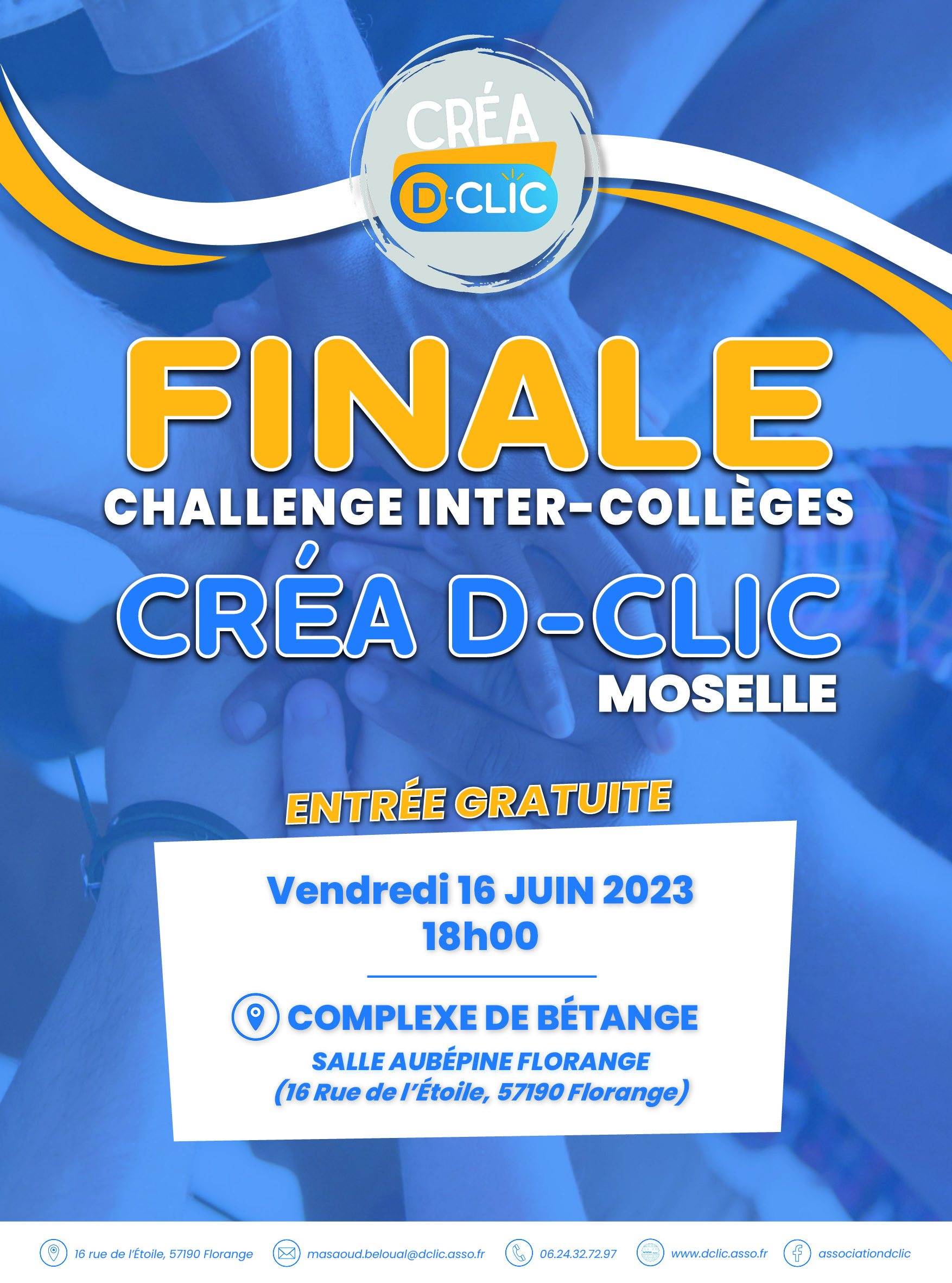 Affiche Finale Créa D-Clic Moselle