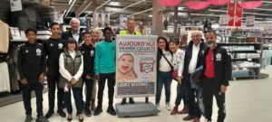 Collecte en faveur des Restos Bébés du Cœur - Rotary Strasbourg Droits de l'Homme