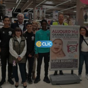 Collecte en faveur des Restos Bébés du Cœur - Rotary Strasbourg Droits de l'Homme