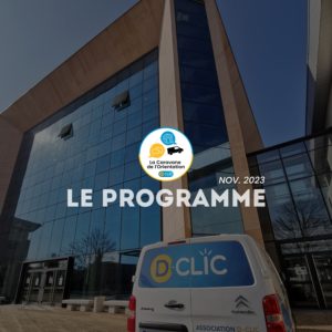 Le programme de La Caravane de l'Orientation - Novembre 2023 🚙