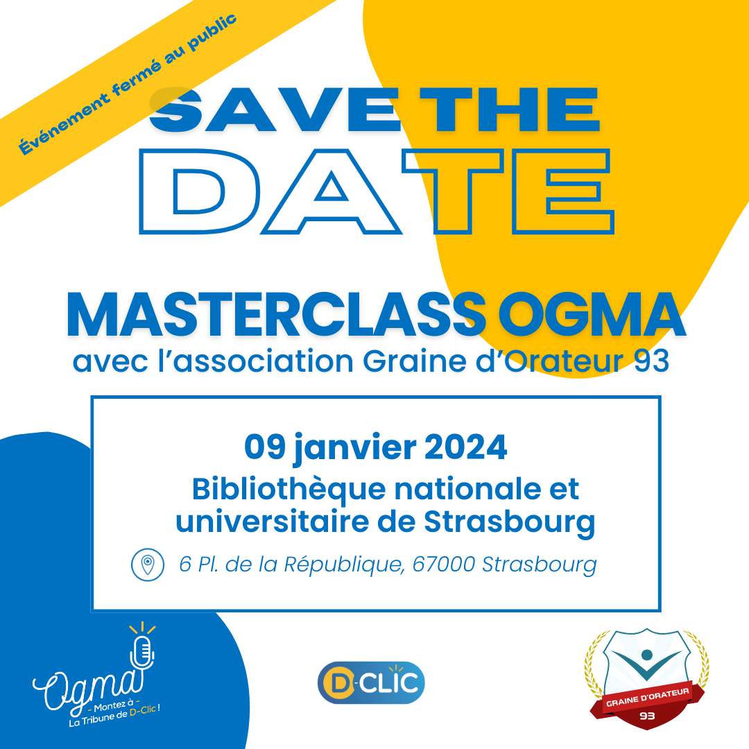 Save The Date - Masterclass OGMA