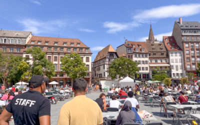 Finale de la Tournée de la Dictée pour Tous à Strasbourg – Place Kléber !