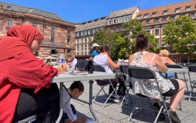 Finale de la Tournée de la Dictée pour Tous à Strasbourg – Place Kléber !