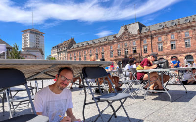 Finale de la Tournée de la Dictée pour Tous à Strasbourg – Place Kléber !