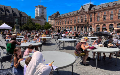 Finale de la Tournée de la Dictée pour Tous à Strasbourg – Place Kléber !