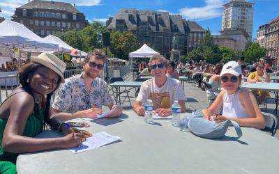 Finale de la Tournée de la Dictée pour Tous à Strasbourg – Place Kléber !
