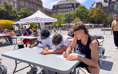 Finale de la Tournée de la Dictée pour Tous à Strasbourg – Place Kléber !