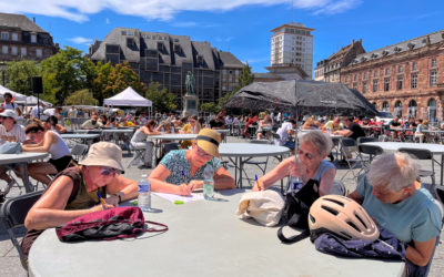 Finale de la Tournée de la Dictée pour Tous à Strasbourg – Place Kléber !