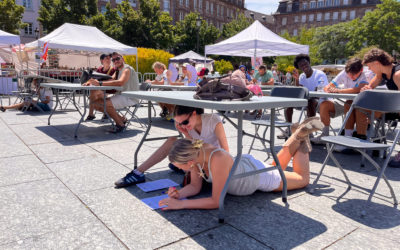 Finale de la Tournée de la Dictée pour Tous à Strasbourg – Place Kléber !
