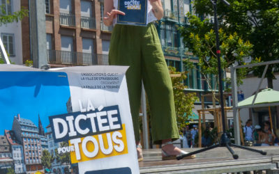 Finale de la Tournée de la Dictée pour Tous à Strasbourg – Place Kléber !