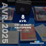 D-Clic Permanences CSC HTP - Mercredi 08 avril