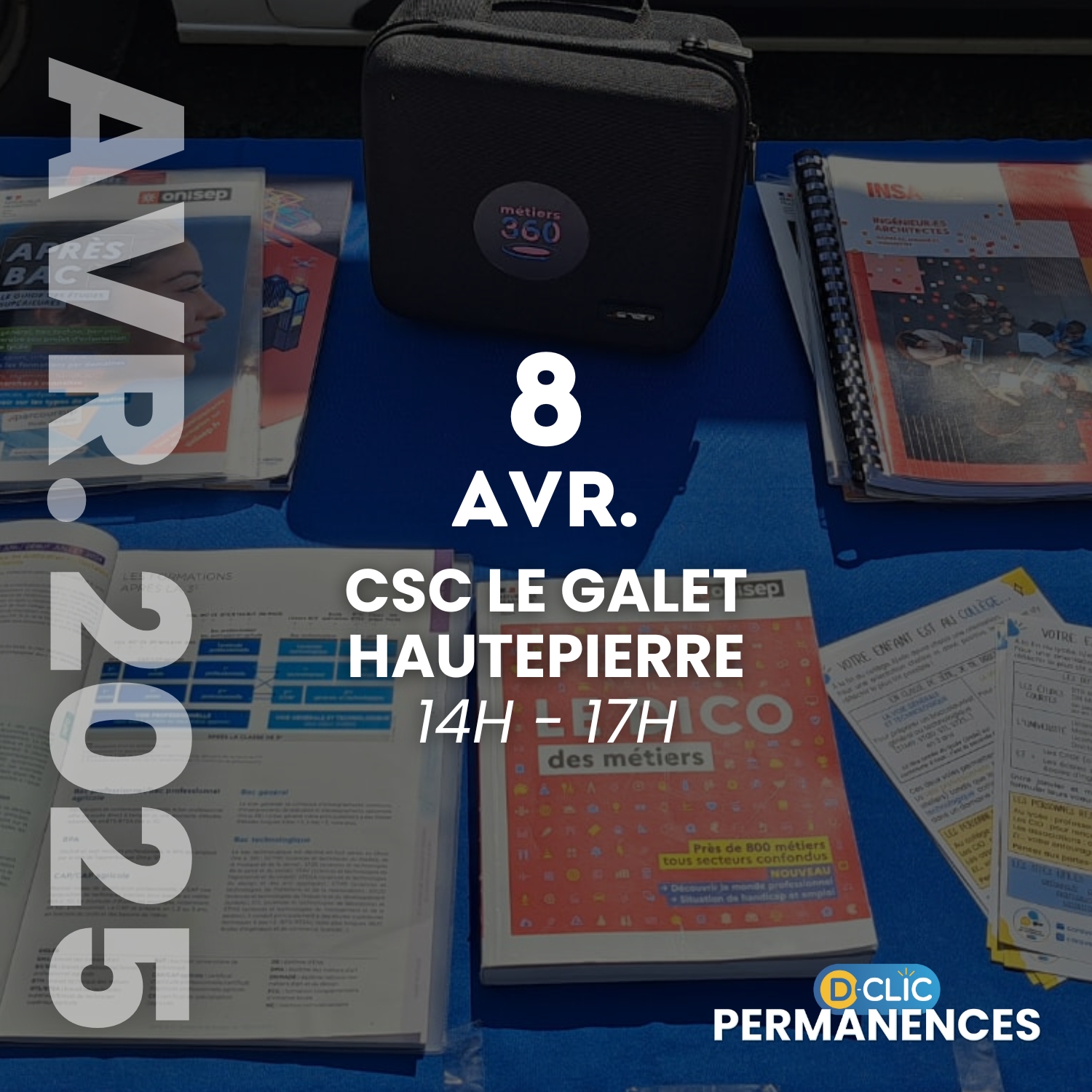 D-Clic Permanences CSC HTP - Mercredi 08 avril