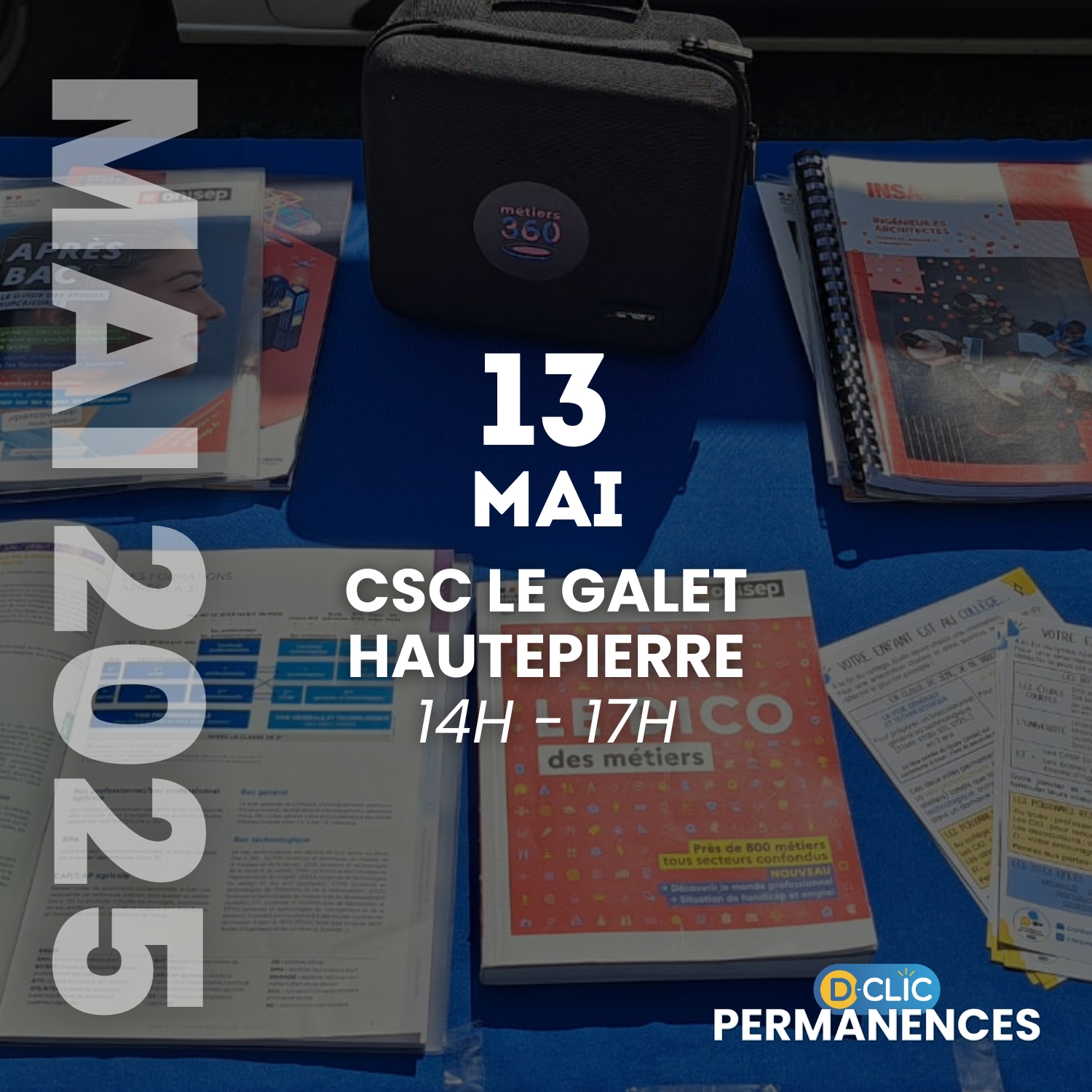 D-Clic Permanences CSC HTP - Mercredi 13 mai