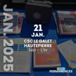 D-Clic Permanences CSC HTP - Mercredi 21 janvier