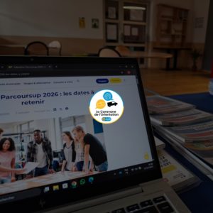 La Caravane de l’Orientation - Stand au lycée Le Corbusier