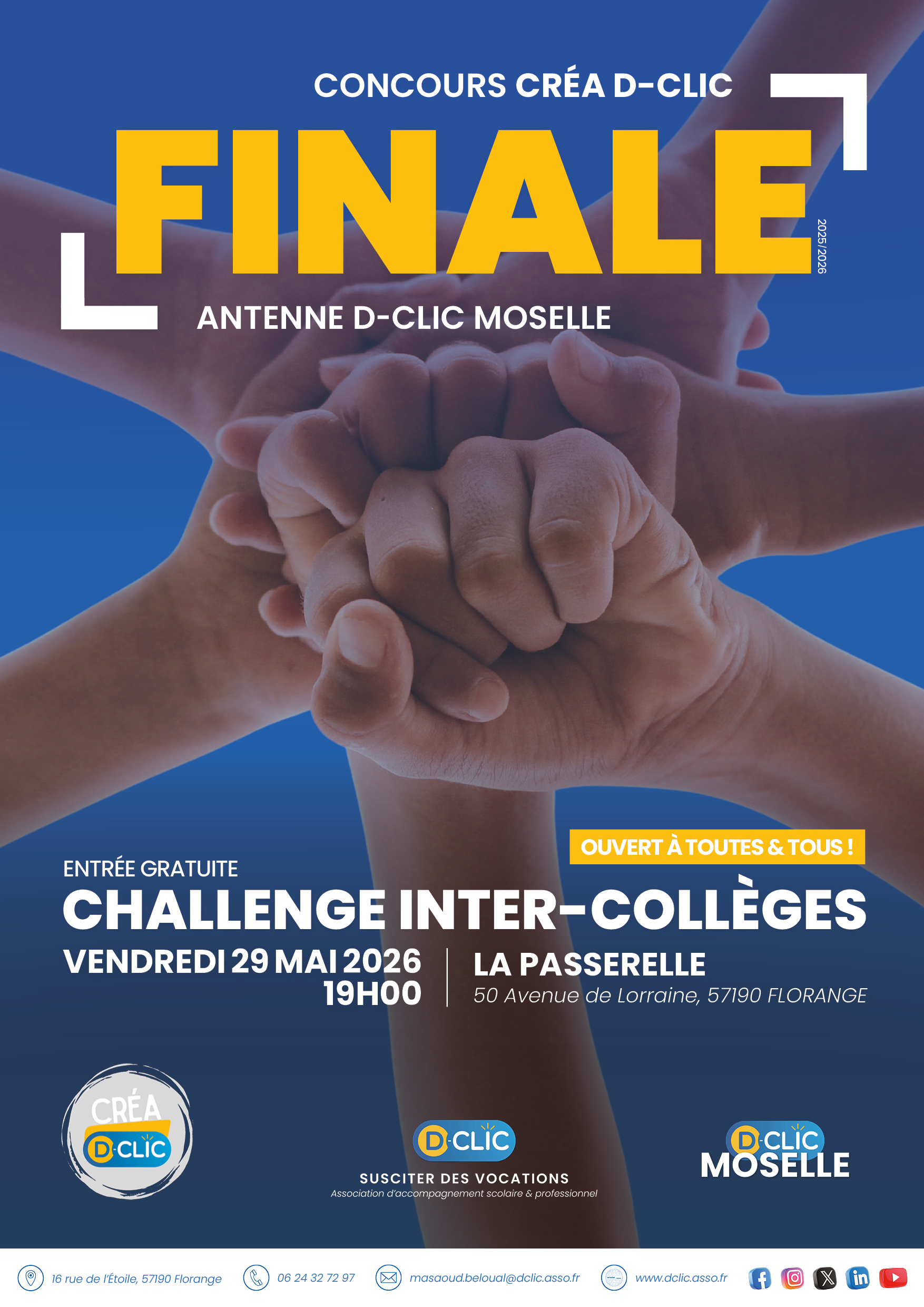 Affiche Finale Inter-Collèges - Moselle