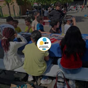 4. La caravane a l'école élémentaire Jacqueline - Hautepierre (12 juin)