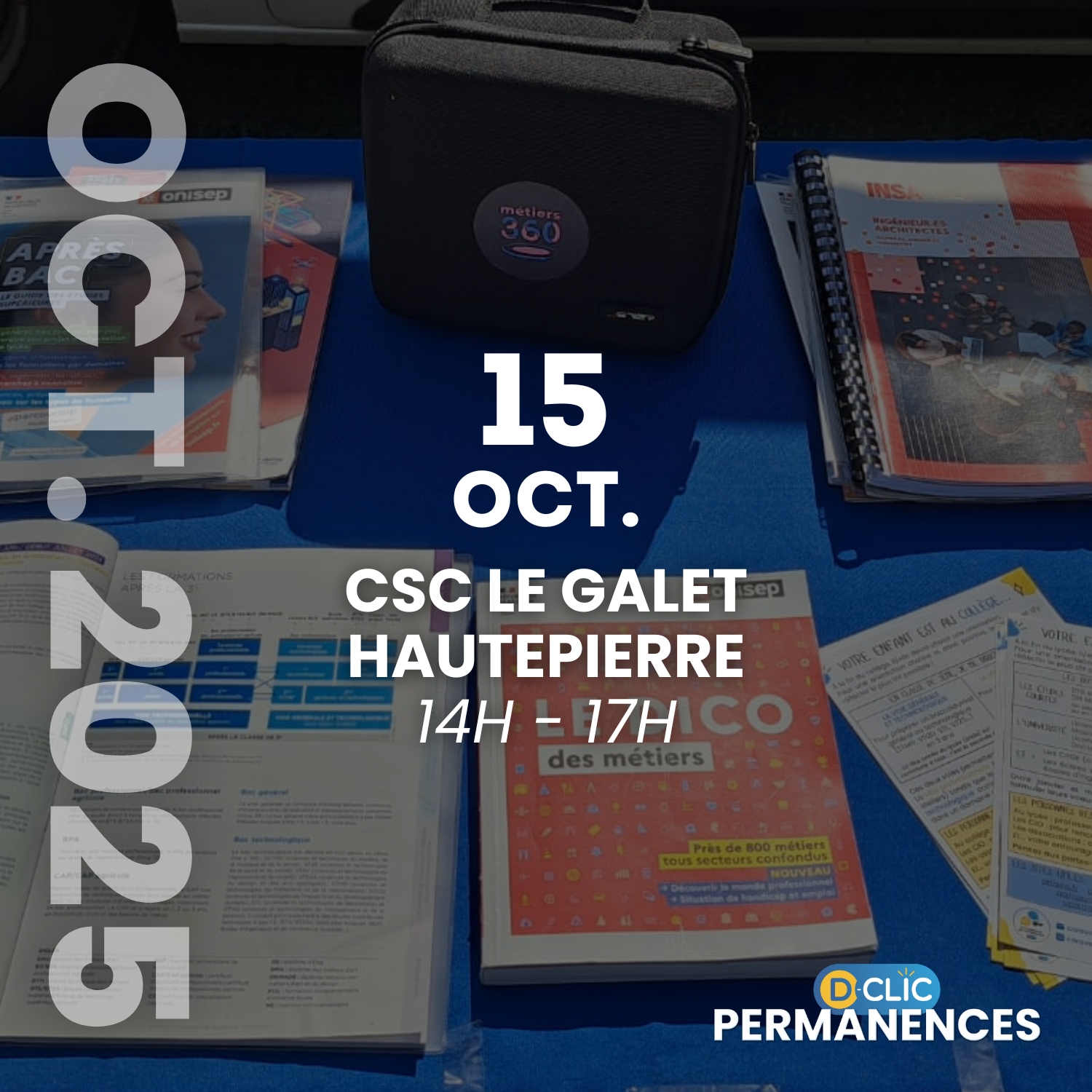 D-Clic Permanences CSC HTP - Mercredi 15 octobre