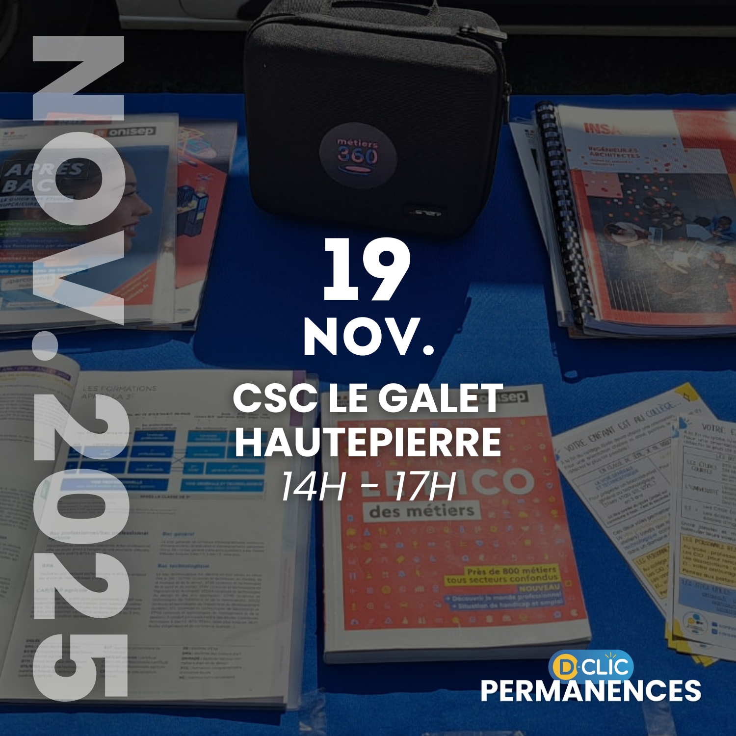 D-Clic Permanences CSC HTP - Mercredi 19 Novombre
