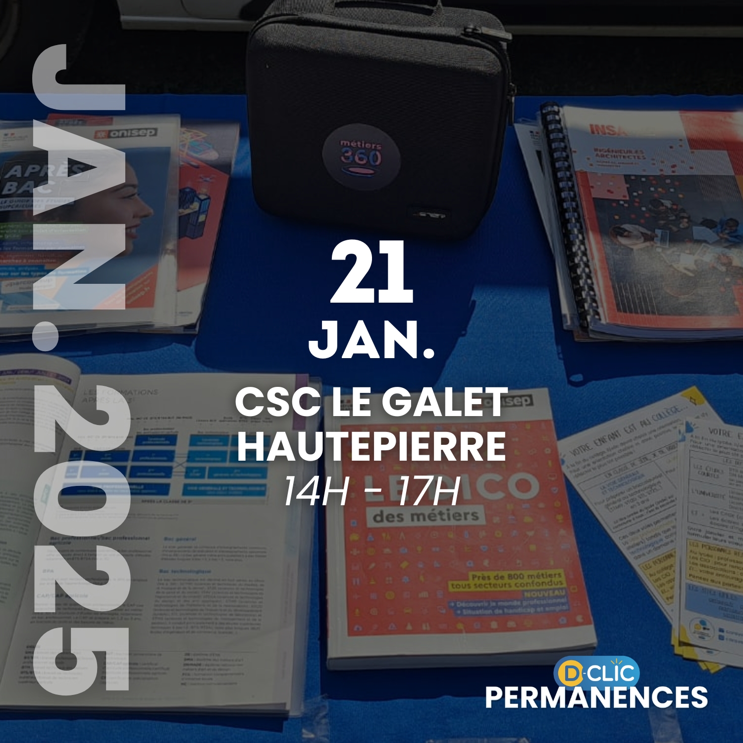 D-Clic Permanences CSC HTP - Mercredi 21 janvier