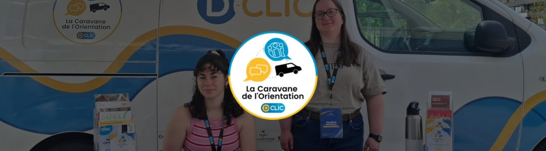 Caravane de l’Orientation – Stand d’information lors de la Dictée au CSC Au-Delà des Ponts – Port du Rhin