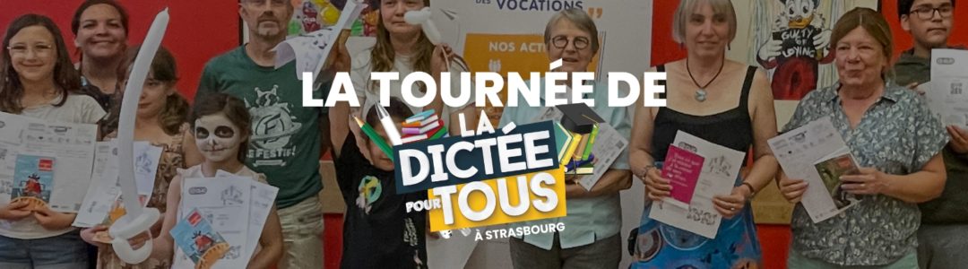 La Dictée pour Tous à Strasbourg Étape 56 au CSC du Neuhof