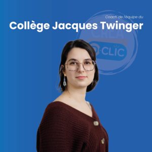 ZOOM SUR LES COACHS DE LA 12ᵉ ED. CRÉA D-CLIC (1113) – LUCIE CLARET-BISCONSCOLLÈGE JACQUES TWINGER