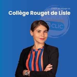ZOOM SUR LES COACHS DE LA 12ᵉ ED. CRÉA D-CLIC (213) – AMEL ARABCOLLÈGE ROUGET DE LISLE