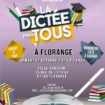 Affiche - Dictée pour Tous à Florange