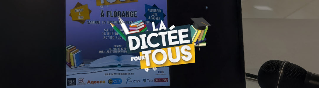 La Dictée pour Tous en Moselle (Samedi 17 octobre 2026)