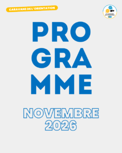 Programme - Caravane de l'Orientation - Novembre 2026